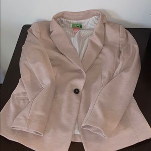 H&M blush pink blazer